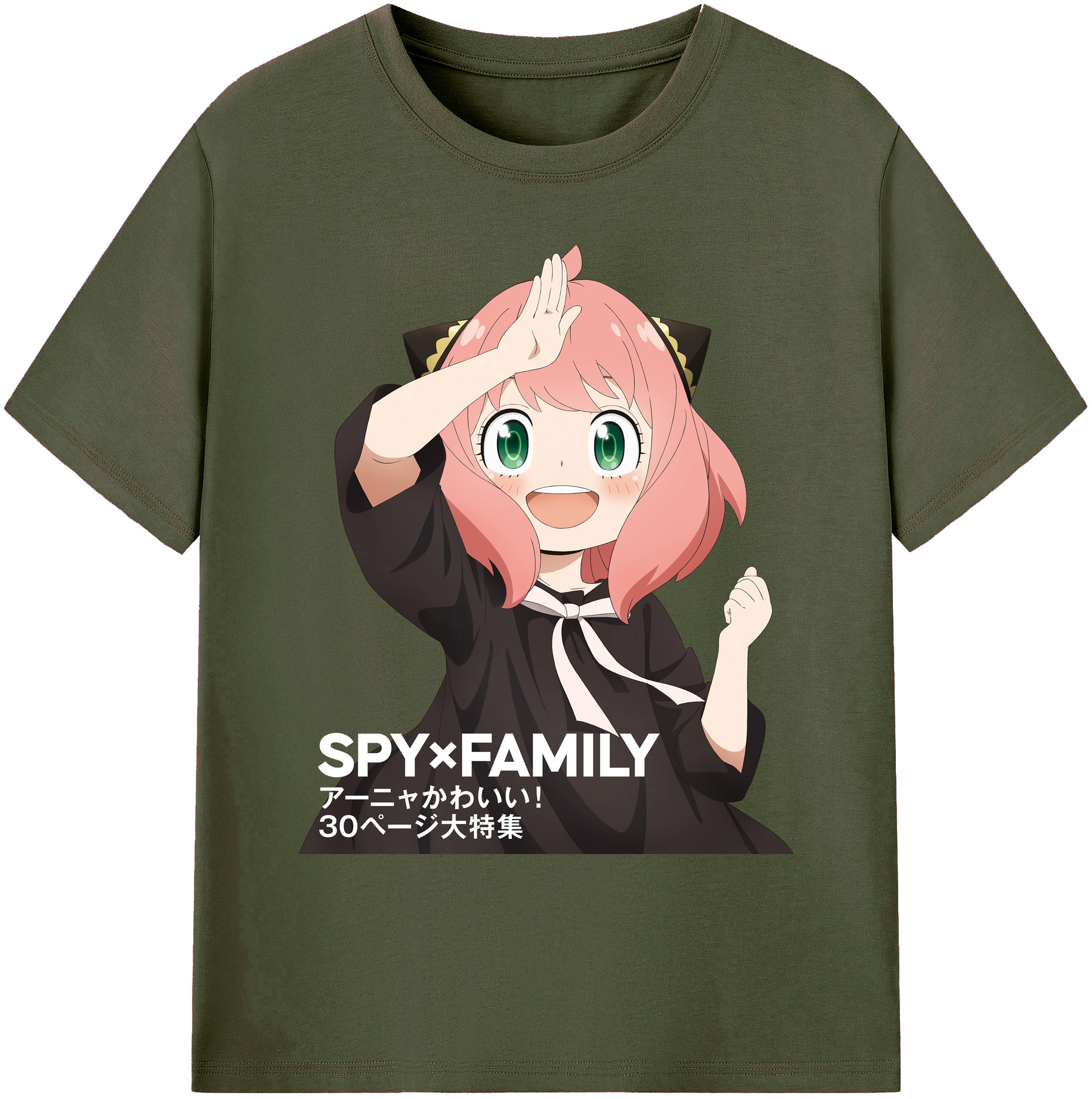 （画像用） SPY×FAMILY间谍家家酒 綿100％ メンズ半袖Tシャツ｜肌触りやわらか＆通気性